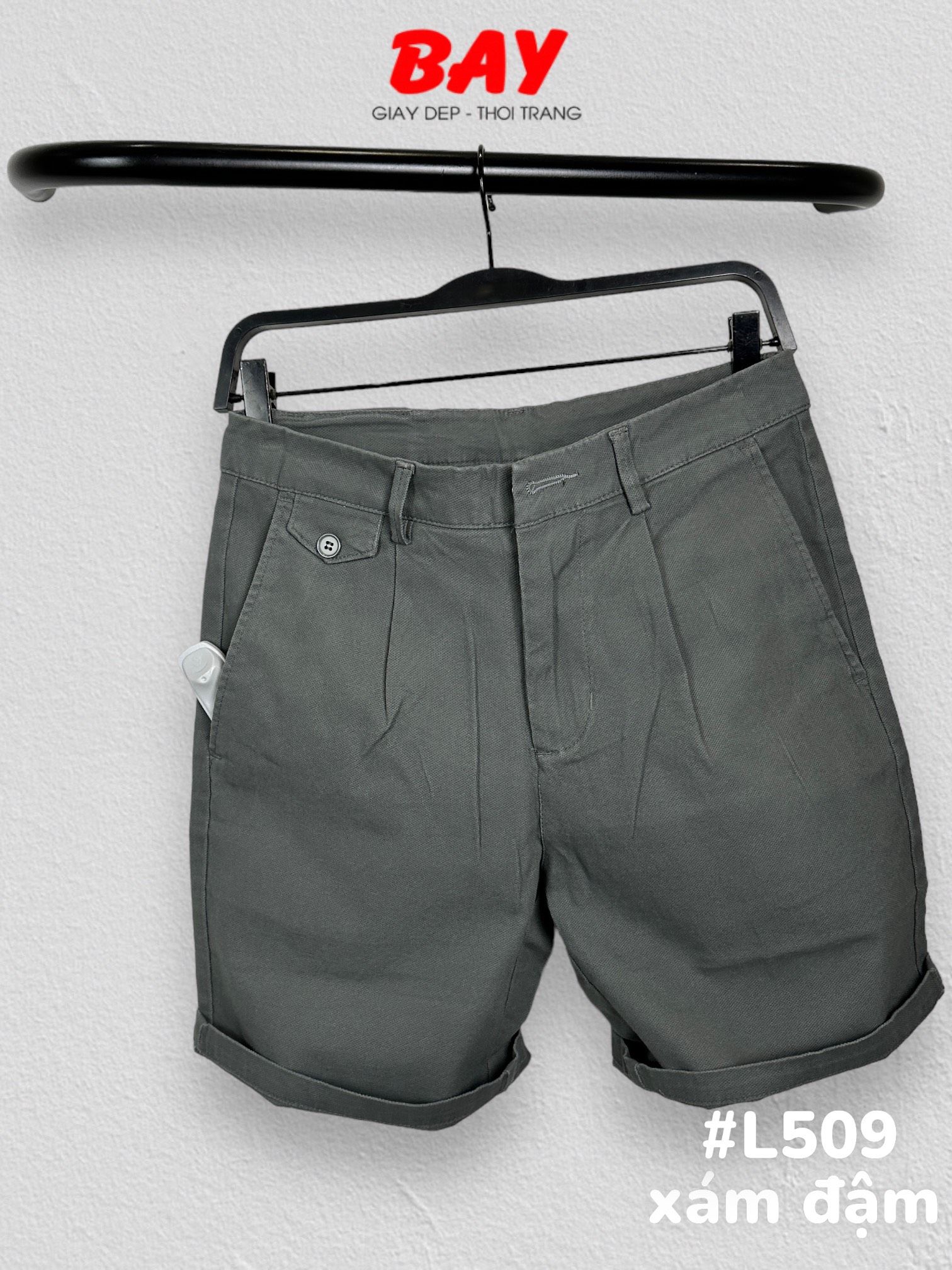  SHORT NAM L509-XÁM ĐẬM 