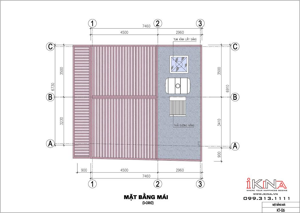  Thiết Kế Nhà Lô Phố 51m2 - 4,5 Tầng Thái Bình 