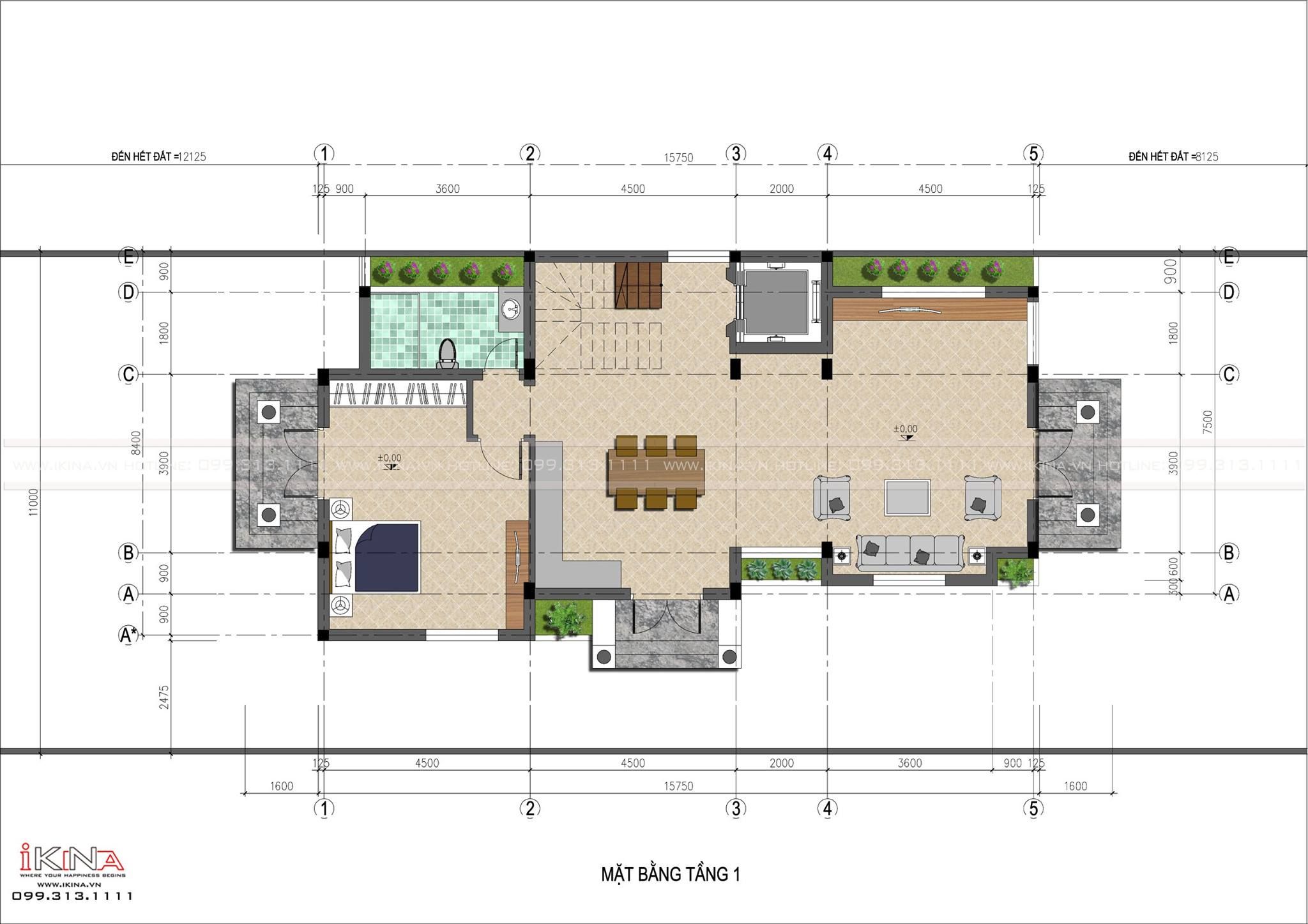  Thiết Kế Nhà Biệt Thự 400m2 - Hòa Bình 