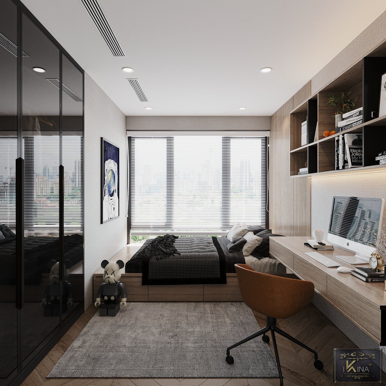  Thiết Kế Căn Hộ Hiện Đại Luxury 120m2 - The Summit Trần Duy Hưng 