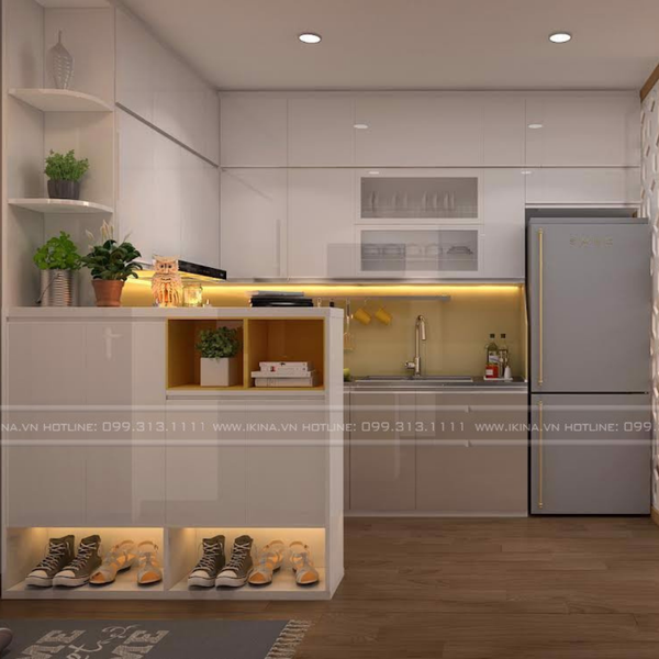  Thiết Kế Căn Hộ Chung Cư 70m2 - V2 Home City 