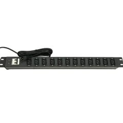 PDU 12 Ổ CẮM C19 (01 HÀNG DỌC), CÔNG SUẤT MAX 30A, MCB 2P 32A