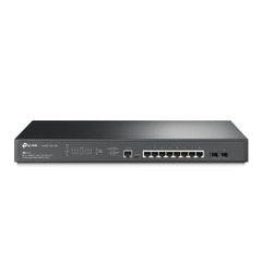 JetStream 8-Port 2.5GBASE-T and 2-Port 10GE SFP+ L2+ Managed Switch with 8-Port PoE+