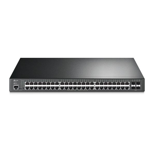 JetStream 52-Port Gigabit L2+ Managed Switch with 48-Port PoE+