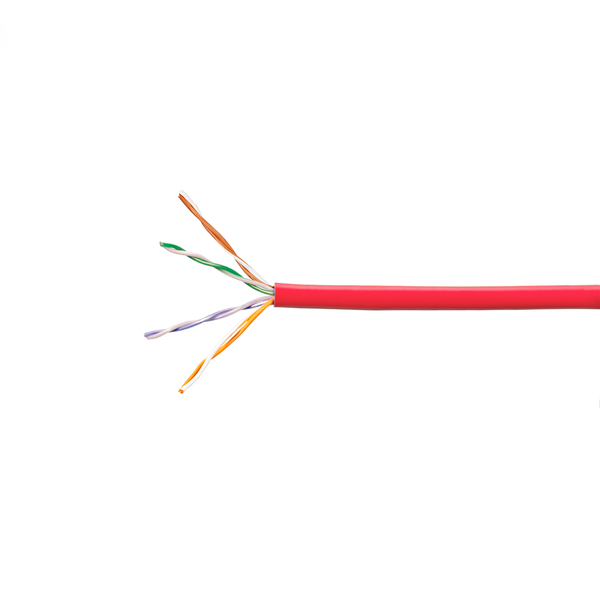 884027714/10 | CS24R RED C5E 4/24 U/UTP CPK 1KFT