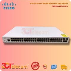 Switch Cisco CBS350-48T-4X-EU:  48 Port 10/100/1000 Mbps, 4 Port 10 Gigabit SFP+