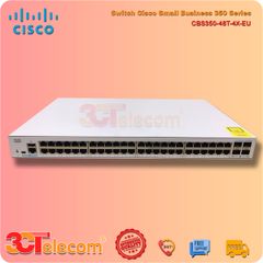 Switch Cisco CBS350-48T-4X-EU:  48 Port 10/100/1000 Mbps, 4 Port 10 Gigabit SFP+