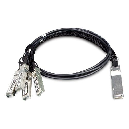 40G QSFP + đến 4 10G SFP + Cáp đồng gắn trực tiếp (chiều dài 1M)