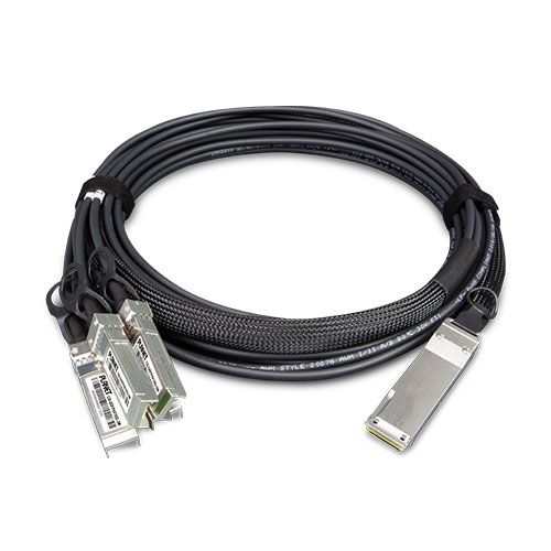 40G QSFP + đến 4 10G SFP + Cáp đồng gắn trực tiếp (chiều dài 3M)