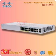 CBS110-24PP-EU: switch cisco 24 Port 10/100/1000 Mbps PoE 100W  + 2 Port SFP