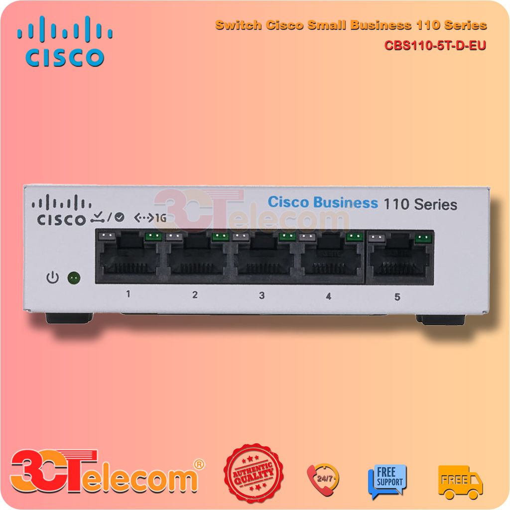 CBS110-5T-D-EU: switch cisco 5 Port 10/100/1000 Mbps