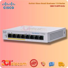 Switch cisco CBS110-8PP-D-EU 8 Port 10/100/1000 Mbps 4 ports support PoE