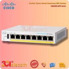 Switch Cisco CBS250-8PP-D-EU: 8-Port 10/100/1000 Mbps PoE+ 45W