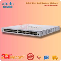 Switch Cisco CBS350-48T-4G-EU: 48 10/100/1000 ports, 4 Gigabit SFP, Rack-mountable