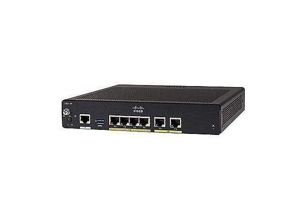 C931-4P Cisco ISR 931 Gigabit Ethernet Security Router, IP Base