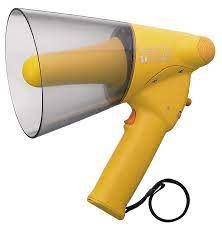 ER-1206W - Megaphone Loa Cầm Tay chống nước với còi báo hú TOA