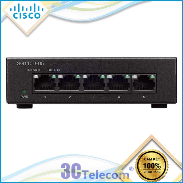 SG110D-05: switch cisco 5 Port 10/100/1000 Mbps Desktop