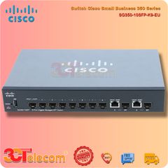 Switch Cisco SG350-10SFP-K9-EU: 8 SFP Gigabit slots,  2 Gigabit copper/SFP combo