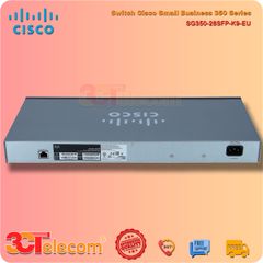 Switch Cisco SG350-28SFP-K9-EU: 24 SFP Gigabit slots, 2 Gigabit copper/SFP combo + 2 SFP ports