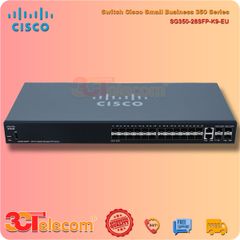 Switch Cisco SG350-28SFP-K9-EU: 24 SFP Gigabit slots, 2 Gigabit copper/SFP combo + 2 SFP ports