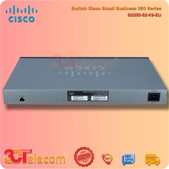 Switch Cisco SG350-52-K9-EU: 48-10/100/1000 ports, 2 Gigabit copper/SFP combo + 2 SFP ports