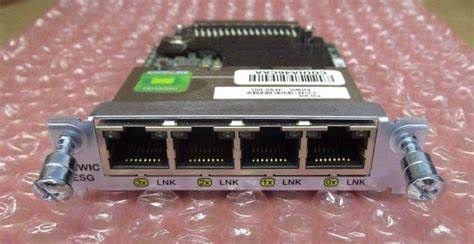 EHWIC-4ESG Cisco 4 Port 10/100/1000BASE-TX Autosensing EHWIC