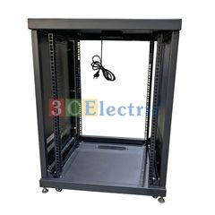 TỦ RACK 15U D400 CỬA LƯỚI (TỰ ĐỨNG)