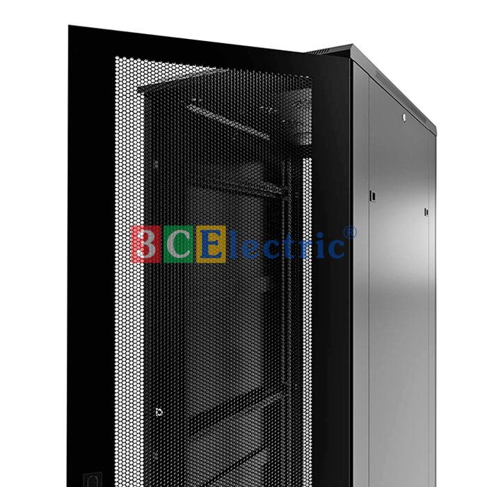 TỦ RACK 42U D600 CÁNH CỬA LƯỚI, MÀU ĐEN