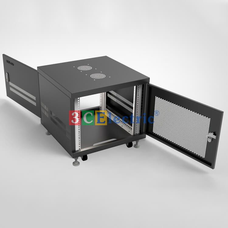 TỦ RACK 3CE: 6U D400 (TỦ ĐỨNG CÓ BÁNH XE)