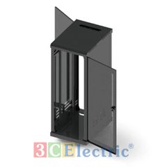 TỦ RACK 36U-D800 – CÁNH CỬA LƯỚI – MÀU ĐEN