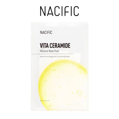 Mặt nạ giúp dưỡng ẩm, kiểm soát bã nhờn và hỗ trợ dưỡng sáng da Nacific Vita Ceramide Moisture Mask Pack 30g