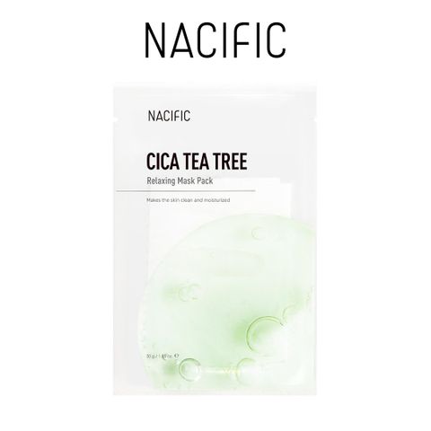 Mặt nạ giúp dưỡng ẩm và làm dịu da Nacific Cica Tea Tree Relaxing Mask Pack 30g