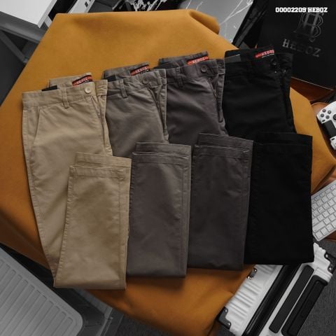 Quần kaki nam Heboz basic dáng slim 4M - 00002209
