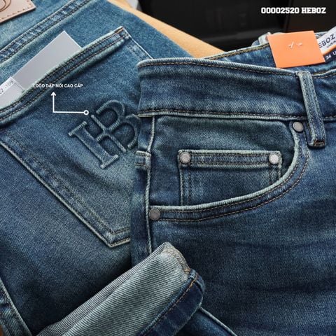 Quần jean nam Heboz basic dáng slim D-109 - 00002520