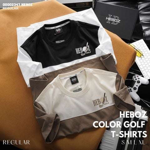 Áo thun nam Heboz color golf 2M - 00002347