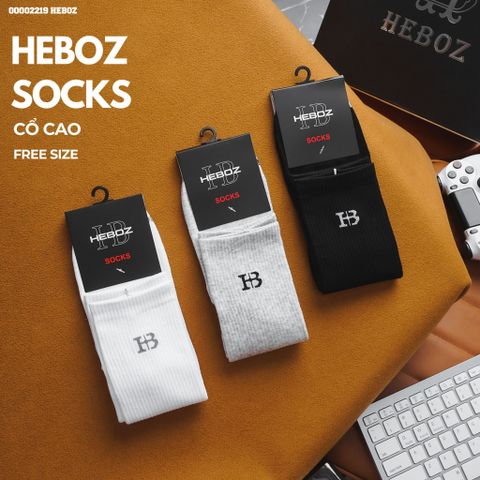 Vớ logo nam Heboz cổ cao 3M - 00002219