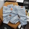 Quần jean nam Heboz dáng slim trơn D005 - 00002610
