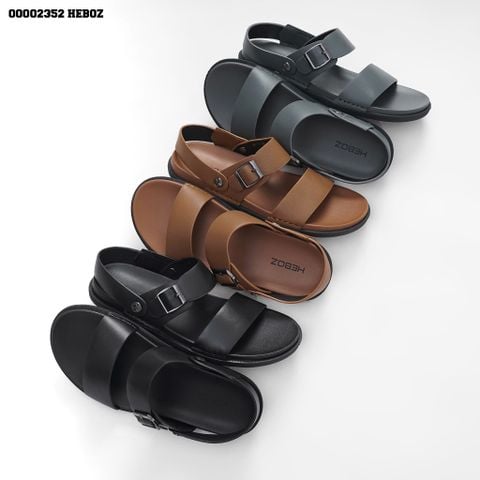 Giày sandal nam Heboz quai ngang khoá cài 3M - 00002352