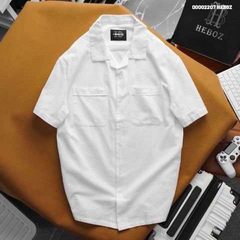 Áo sơ mi nam Heboz pijama pocket 3M - 00002207