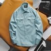 Áo sơ mi nam Heboz kaki classic pocket 4M - 00002216