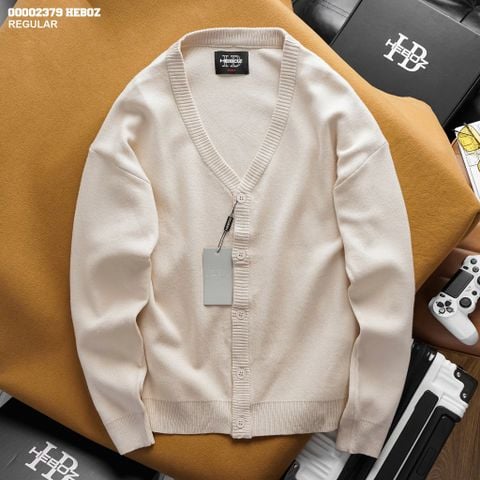 Áo len nam Heboz cardigan cao cấp 3M - 00002379