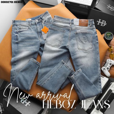 Quần jean nam Heboz dáng slim D024 - 00002701