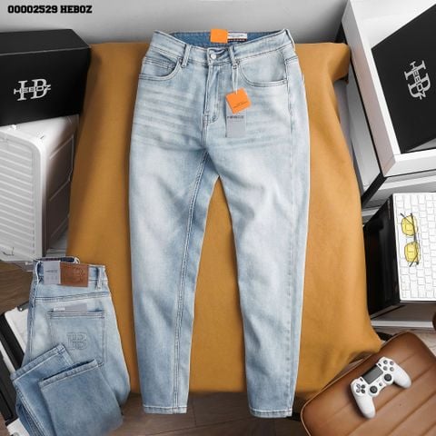 Quần jean nam Heboz basic dáng slim D113 - 00002529
