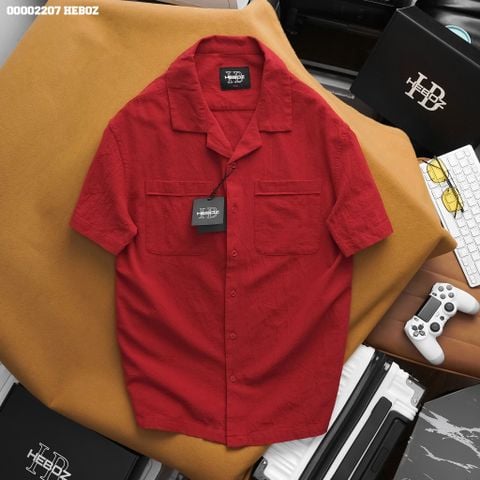 Áo sơ mi nam Heboz pijama pocket 3M - 00002207