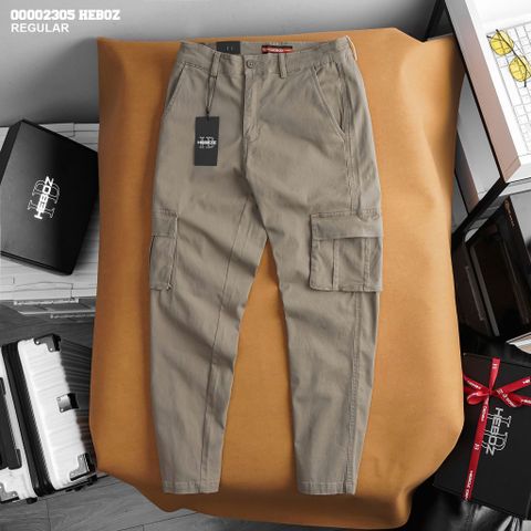 Quần kaki nam Heboz cargo 3M - 00002305