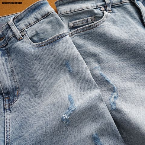 Quần jean nam Heboz basic dáng slim 01R - 00002136