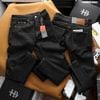 Quần jean nam Heboz dáng slim indigo đen 093 - 00002453