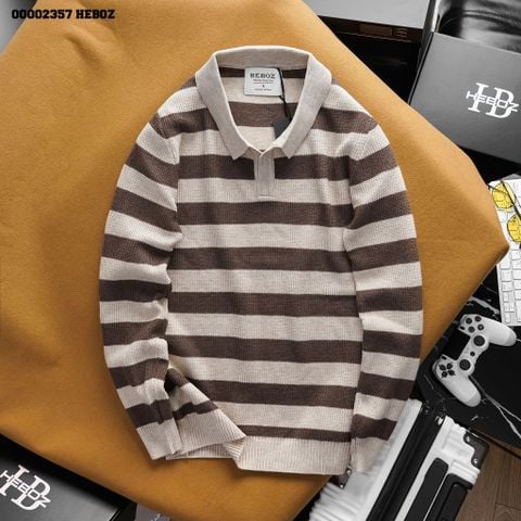 Áo len nam Heboz stripped 3M - 00002357