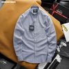 Áo sơ mi nam Heboz cổ trụ oxford 3M - 00002289