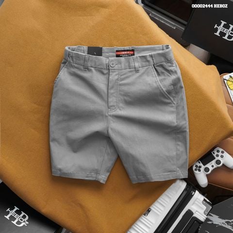 Quần short nam Heboz kaki cạp thun ẩn 3M - 00002444